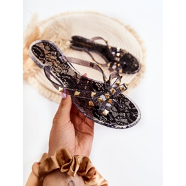 WJ1 Ženske gumene japanke crne Monise crno 1