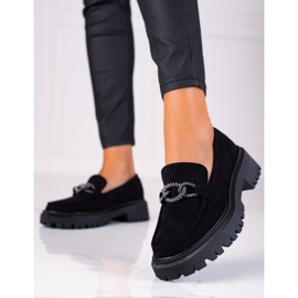 SHELOVET Natikače na platformi crno 1