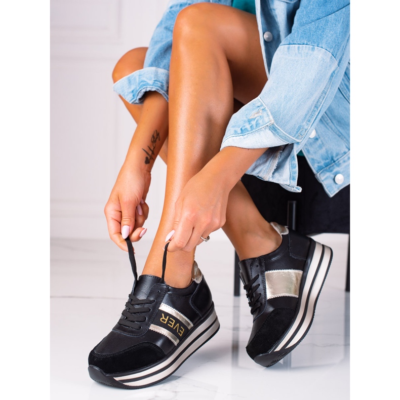 SHELOVET Ženske tenisice crna 1