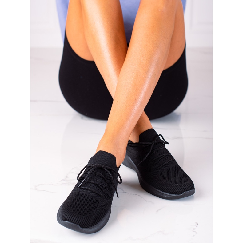 SHELOVET Udobna obuća za fitness crna 1