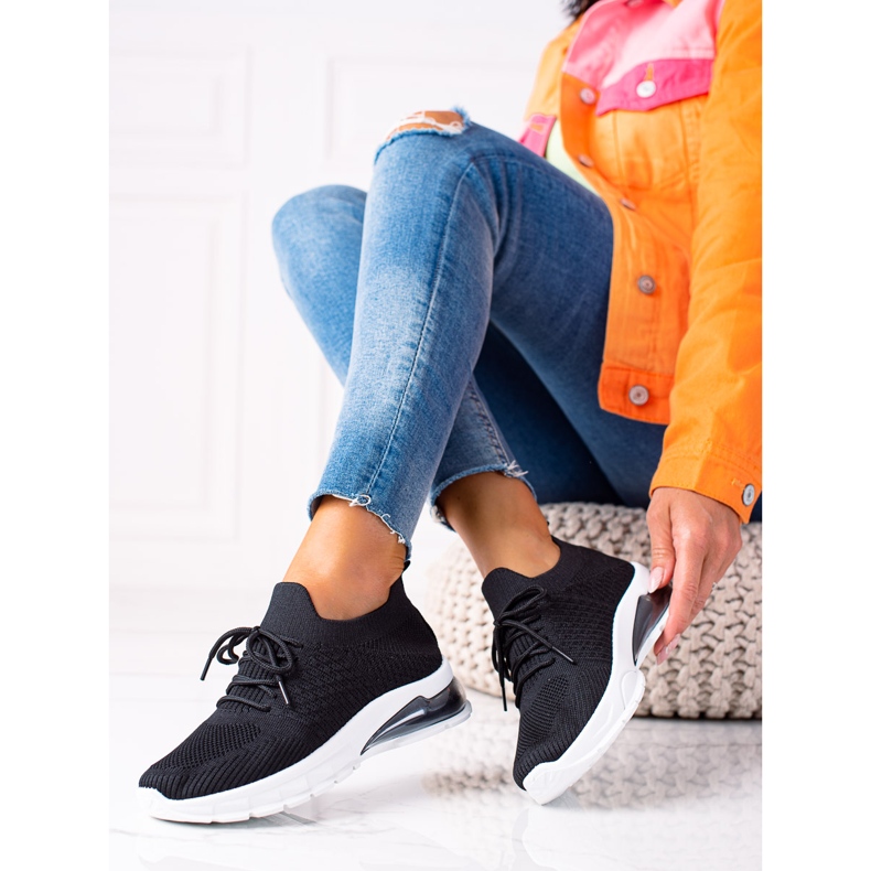 SHELOVET Udobna obuća za fitness crno 1