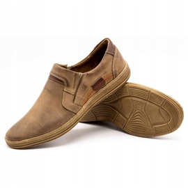 Olivier Muške kožne mokasine 520 smeđe smeđa 3