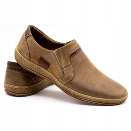 Olivier Muške kožne mokasine 520 smeđe smeđa 4