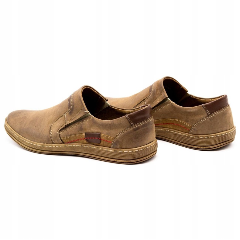 Olivier Muške kožne mokasine 520 smeđe smeđa 6