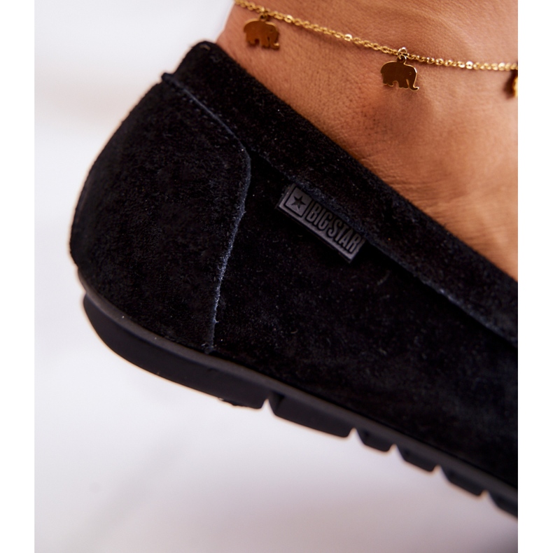 Ženske antilop mokasinke Big Star JJ274654 crne crno 5