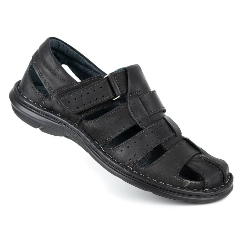 Olivier Crne muške sandale 467 crno 2