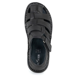 Olivier Crne muške sandale 467 crna 6