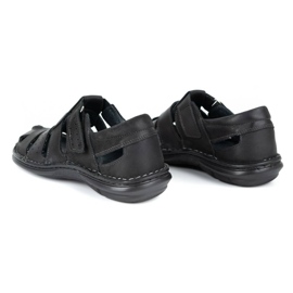 Olivier Crne muške sandale 467 crno 5