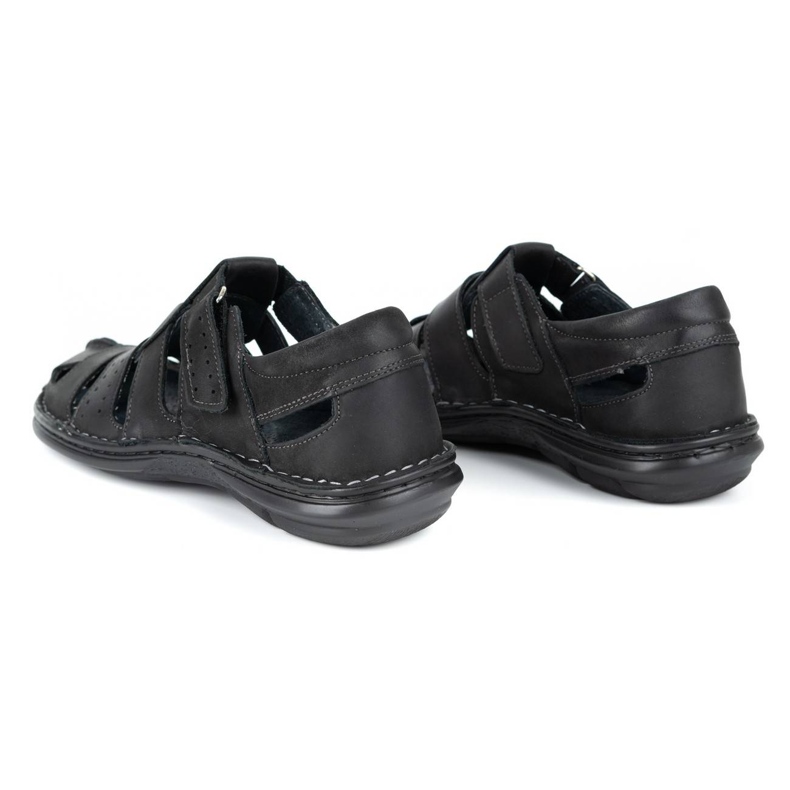 Olivier Crne muške sandale 467 crno 5