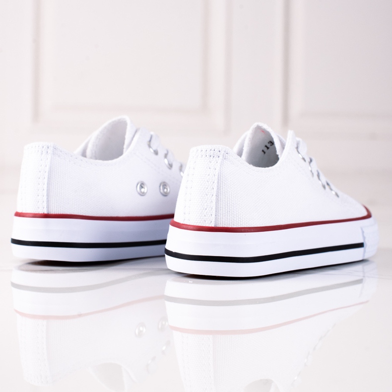 Bijele Vico dječje tenisice na gumice bijela 1