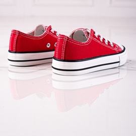 Crvene Vico dječje tenisice na gumice crvena 1