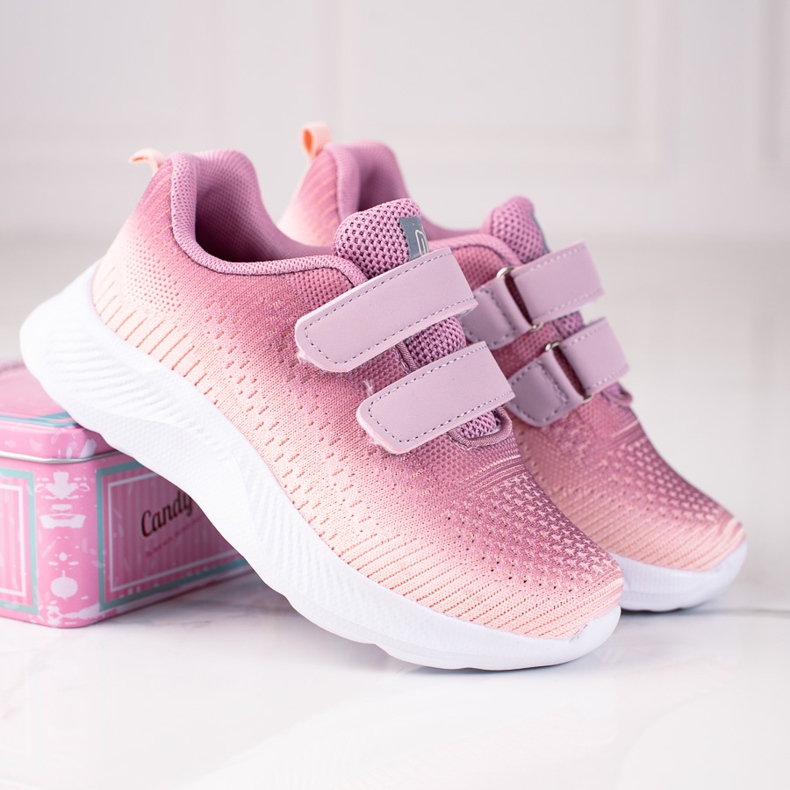 Dječje Shelovet dvobojne sportske cipele na čičak ljubičasta višebojan 1