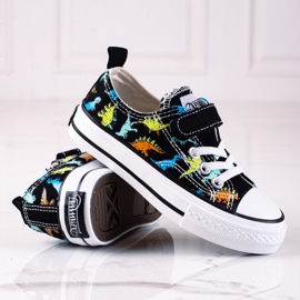 Shelovet crni dinosauri za dječake crna 2