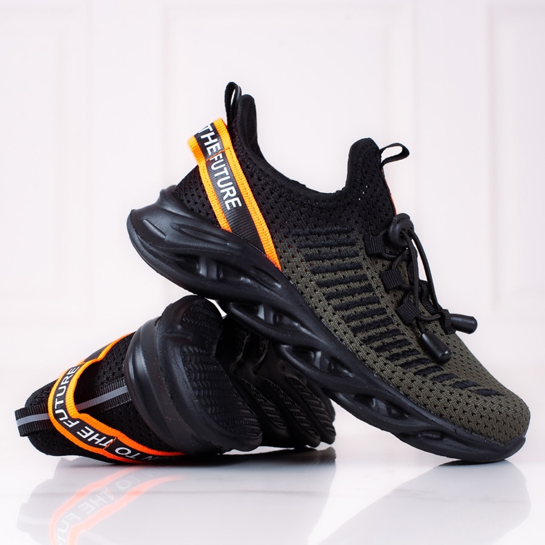 Dječja sportska obuća Vico, dvobojni materijal crno 2