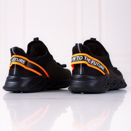 Dječja sportska obuća Vico, dvobojni materijal crno 1