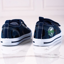 Tenisice za dječake Shelovet s čičkom tamnoplave tamnoplava 1