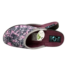 Adanex papuče s motivom aloe vere 27769 siva 4