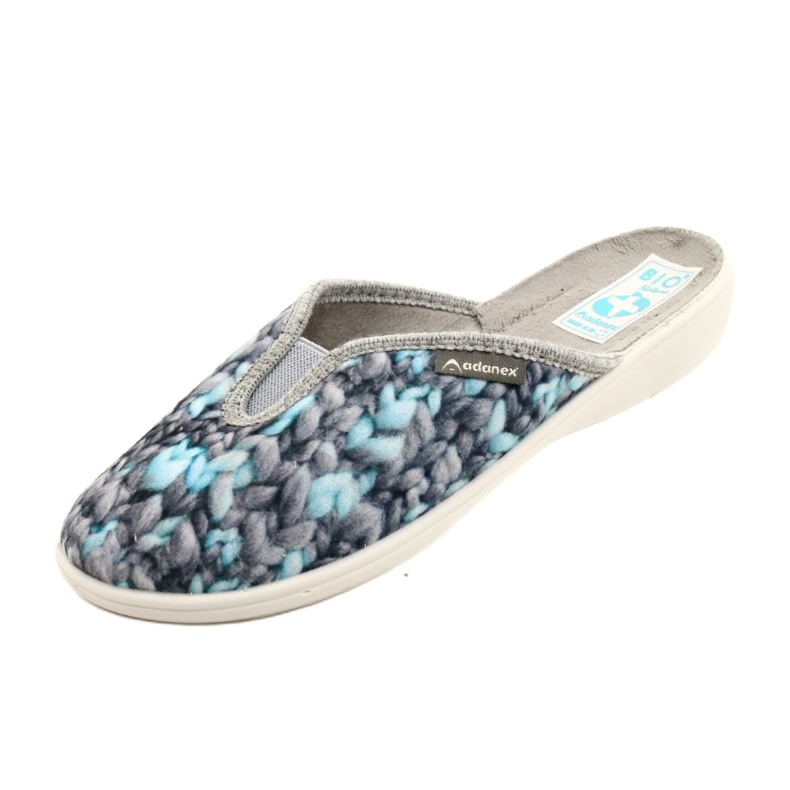 Papuče s elastičnom trakom Adanex Aloe Vera 27762 siva 5