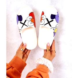 Gumeni okret -Flops s bijelim otiskom bijela 4