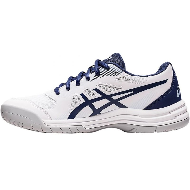 Asics Upcourt 5 W 1072A088 100 tenisice za odbojku bijela mornarsko plava 1
