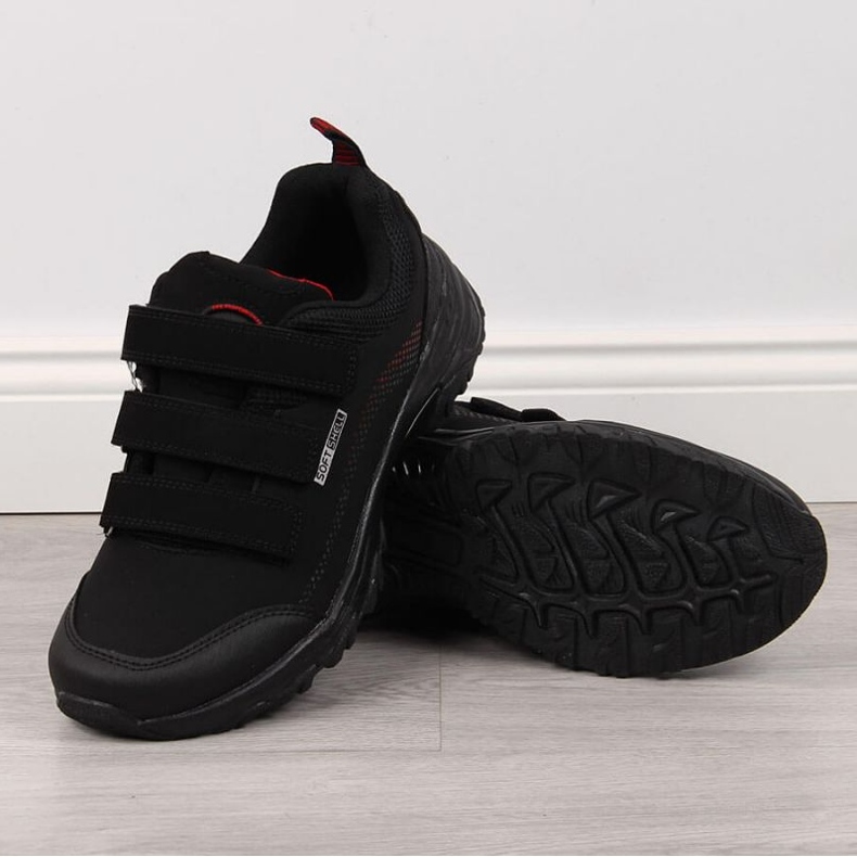 American Club W AM838A Cipele za planinarenje crno-crvene 1