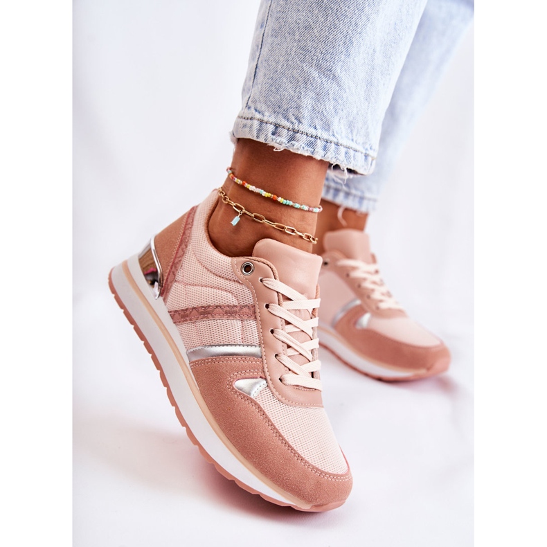 PG1 Klasične ženske sportske cipele Pink Elenes ružičasta 1