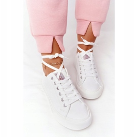 Big Star Ženske tenisice od eko-kože Cross Jeans HH2R4001C Bijele bijela 1