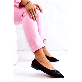 PS1 Suede balerine u crnom Neriso Spitzu 6