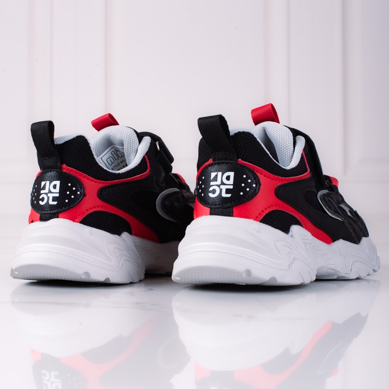 Tenisice za dječake Shelovet na debeloj crnoj platformi crna višebojan 1