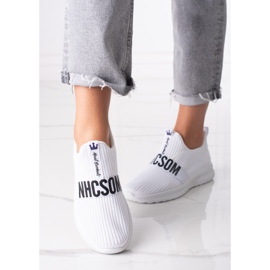 Shelovet ženske bijele tekstilne tenisice bijela 1