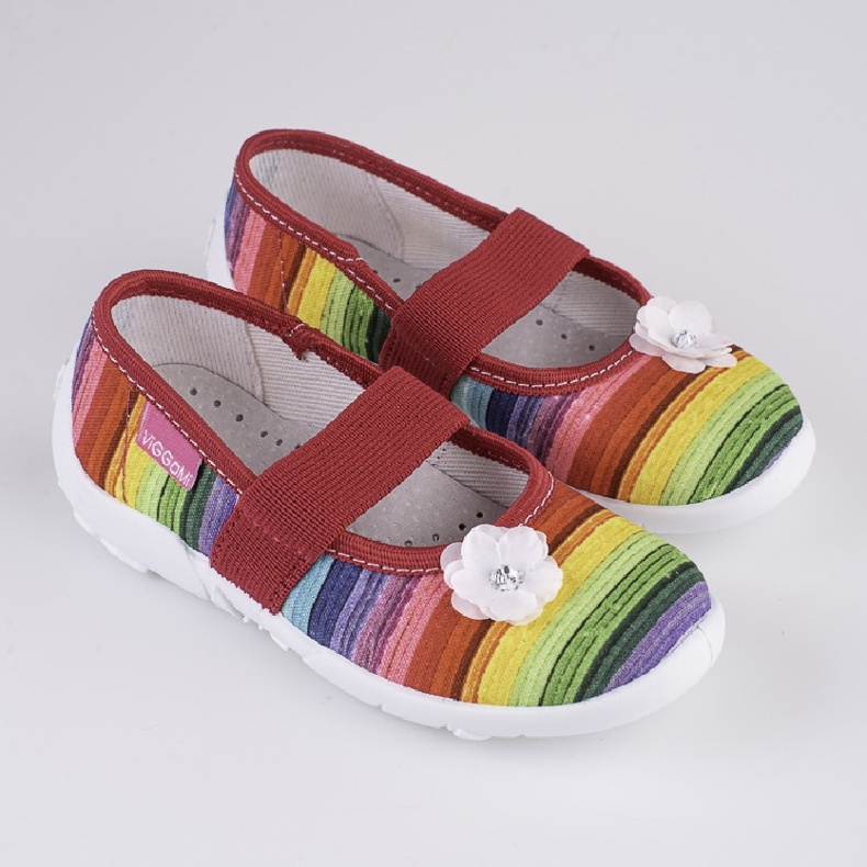 Papuče za djevojčice Viggami Ilona ukras raznobojna 1