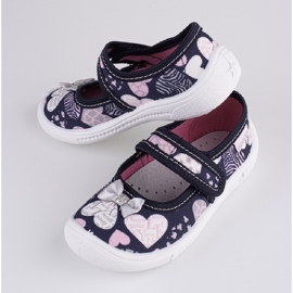 Papuče za djevojčice Viggami Dorothy od srca mornarsko plava 1