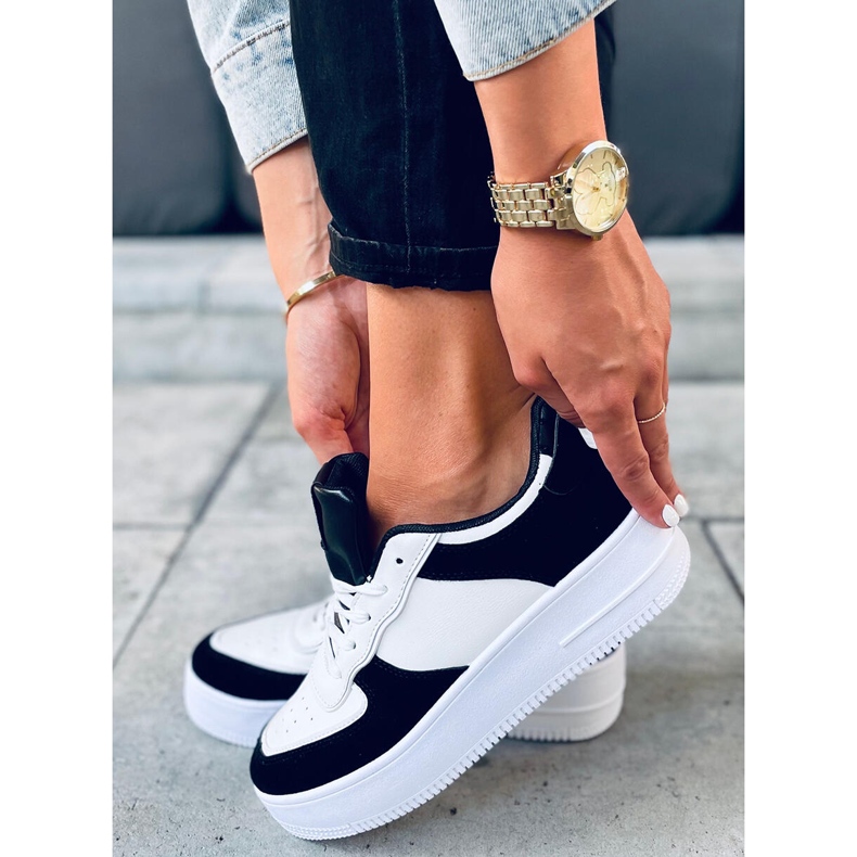 BM Zetto Black ženske sportske cipele bijela crna 1