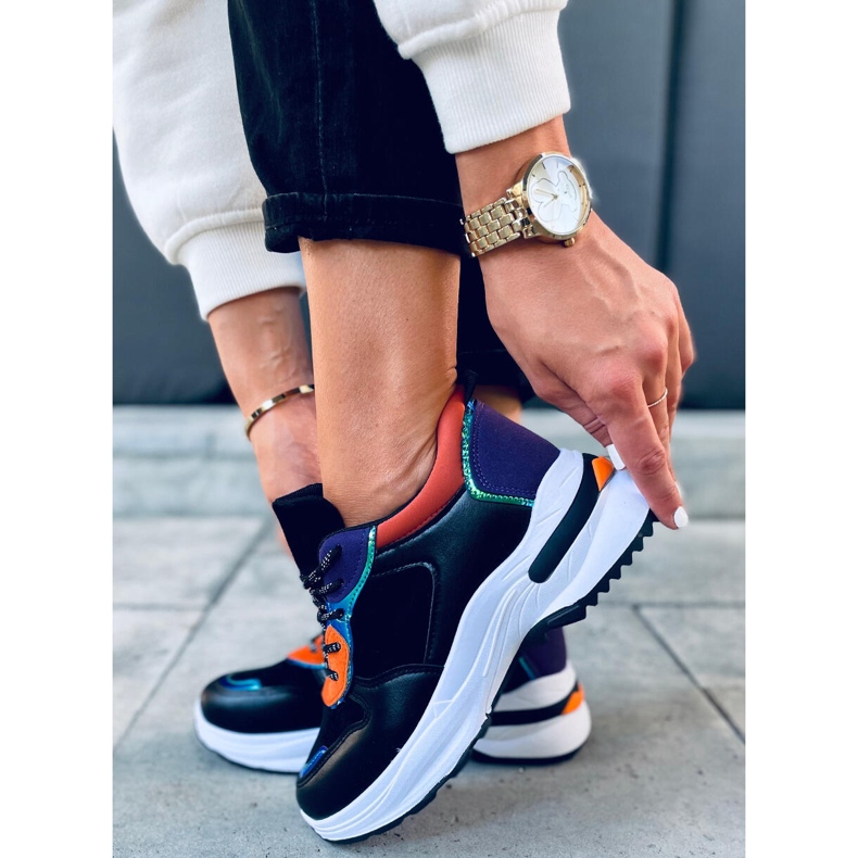 Otavia CRNE / NARANČASTE tenisice crna 1