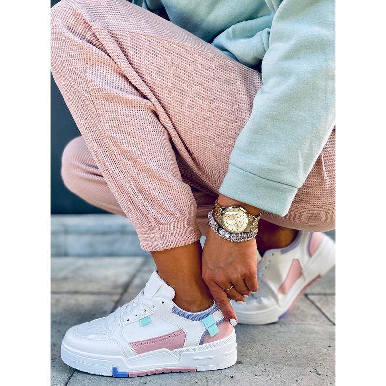 Cruz Pink tenisice bijela ružičasta raznobojna 1