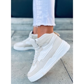 Tiago Bež visoke tenisice bijela 1