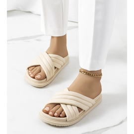 Bež papuče na platformi Daintree 1