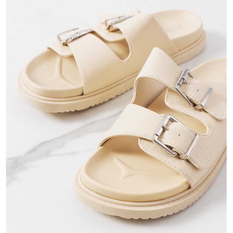 Grayson ženske bež papuče 1