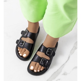 BM Grayson ženske crne papuče crno 1