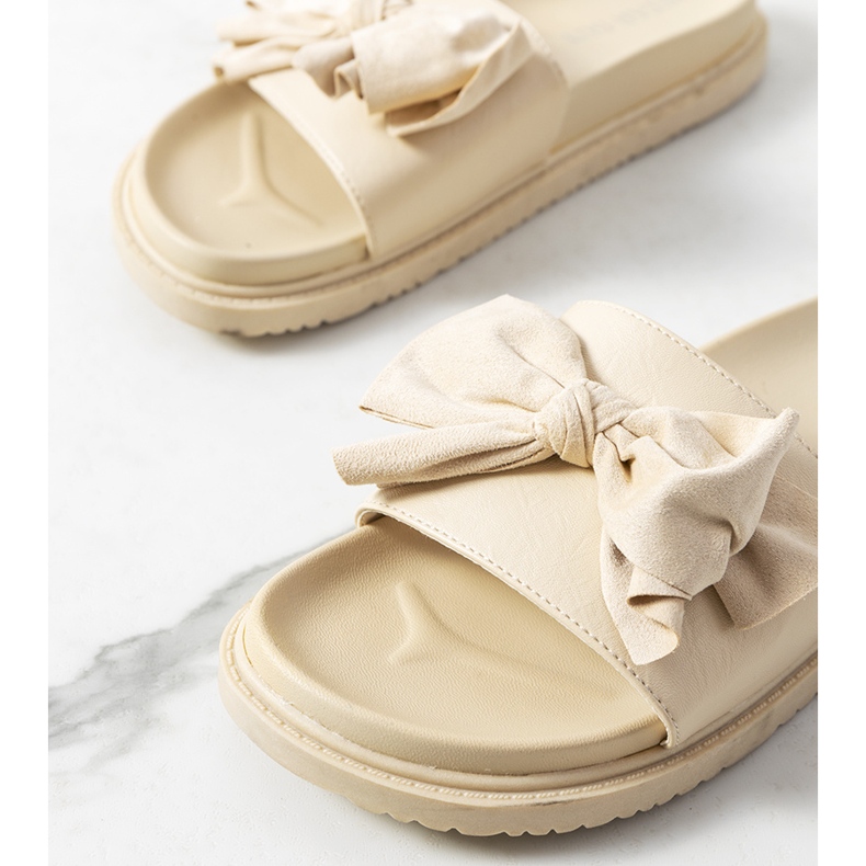 Bež ženske papuče Embley 1