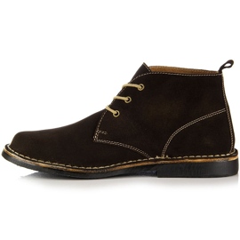 Gregor smeđe kožne muške čizme smeđa 1