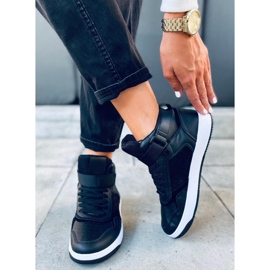 Carlota crne visoke tenisice crno 1