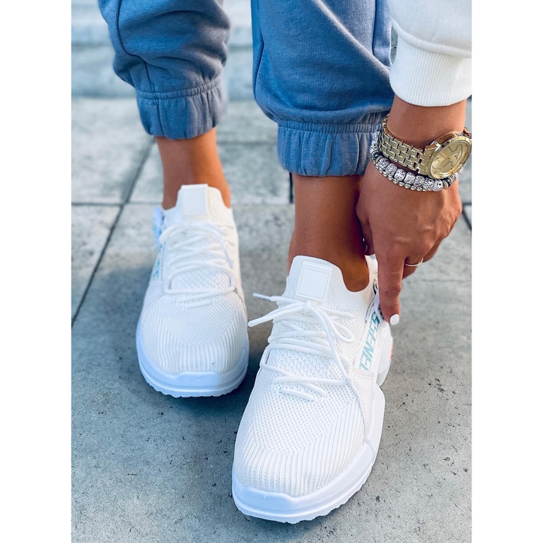 Sportske cipele Hiral Bijele čarape bijela 1