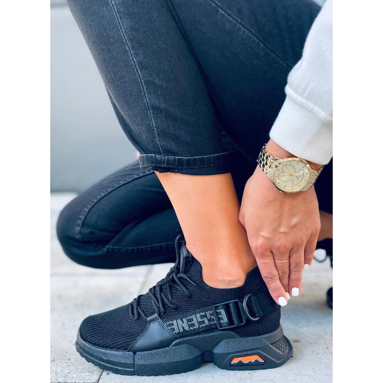 Hiral Black socks sportske cipele crno 1