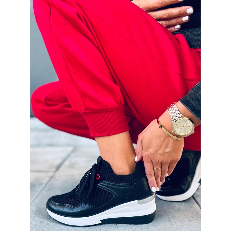 Fenix ​​crne tenisice na klin crna 1