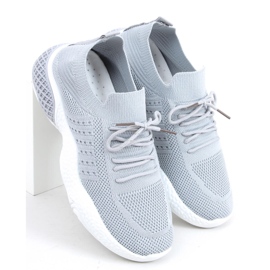 Yetto Gray čarape višebojan siva 2