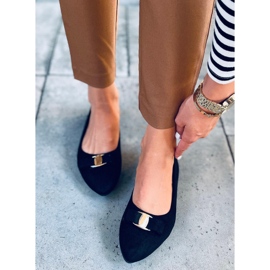 Janya Crne ženske balerine crno 1