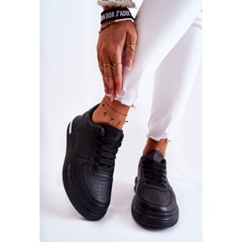 PG1 Klasične crne Jennys kožne sportske cipele crno 1