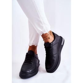 PG1 Klasične crne Jennys kožne sportske cipele crna 2