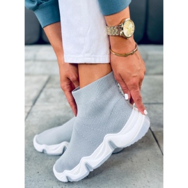 Visoke čarape Nova Grey siva 1